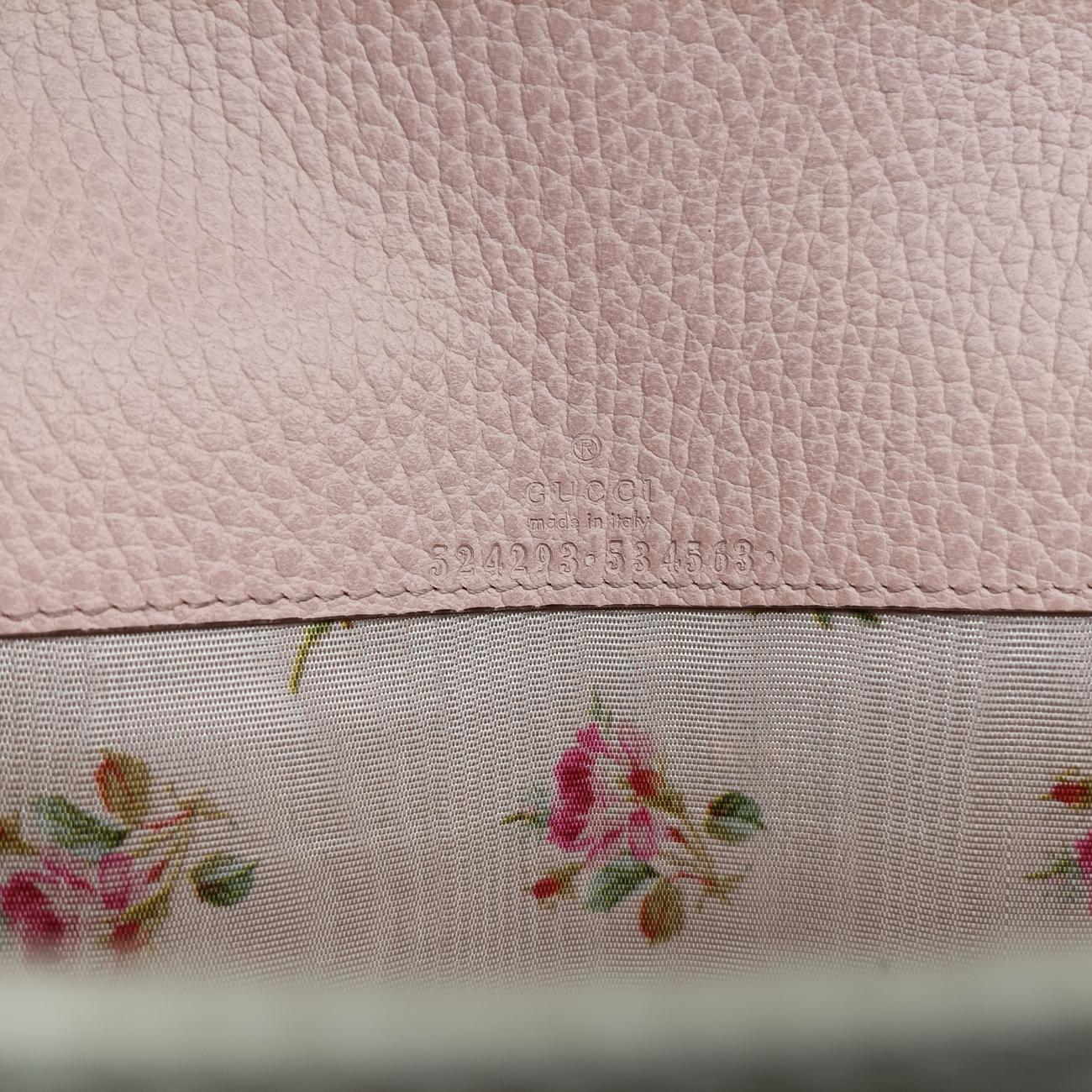 Pre-owned Gucci GG Marmont Bow White Leather 524293 shoulderbag | stylenewstar