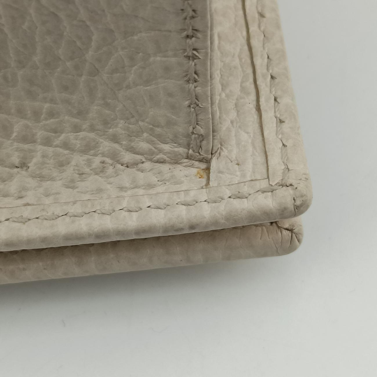 Pre-owned Gucci GG Marmont Bow White Leather 524293 shoulderbag | stylenewstar