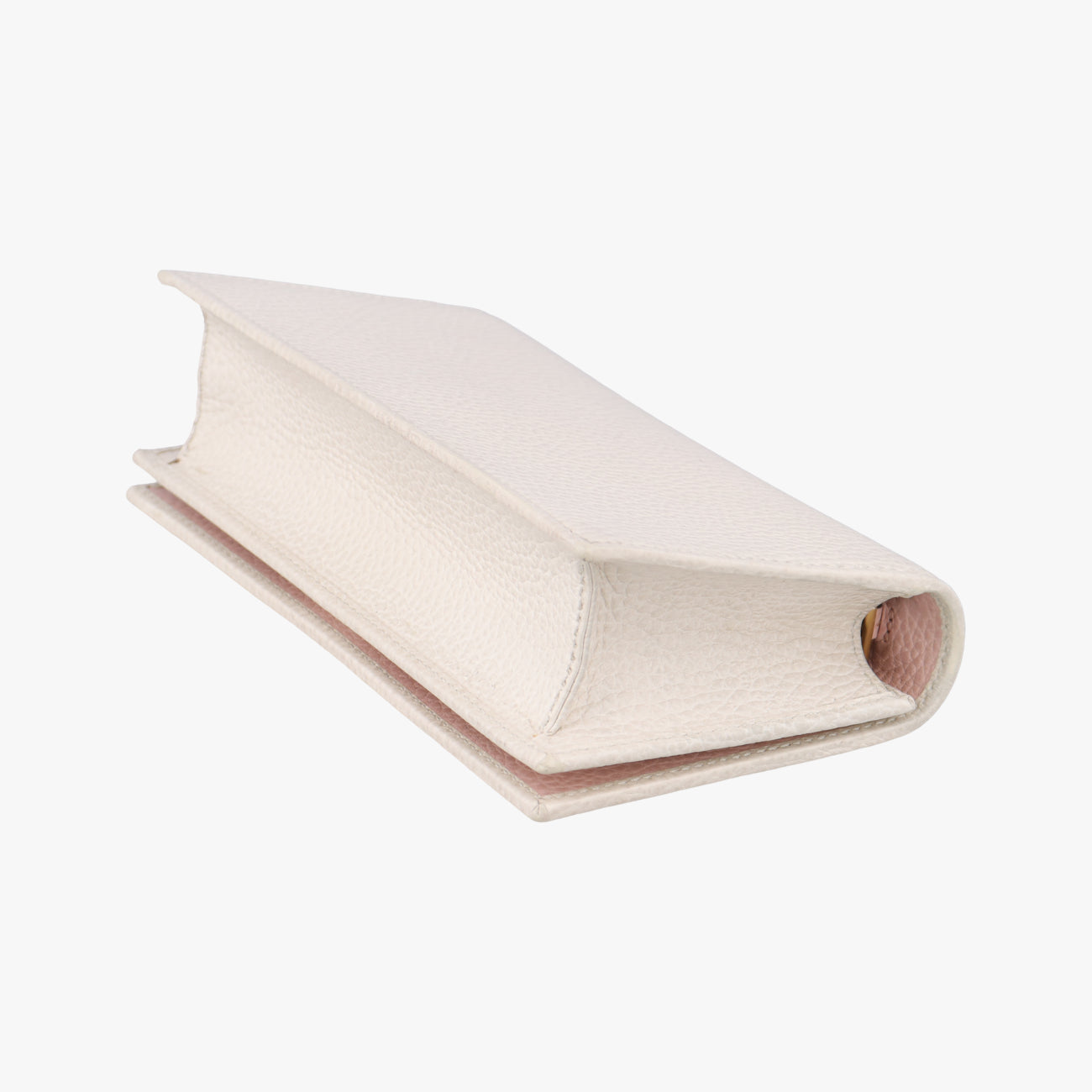 Pre-owned Gucci GG Marmont Bow White Leather 524293 shoulderbag | stylenewstar