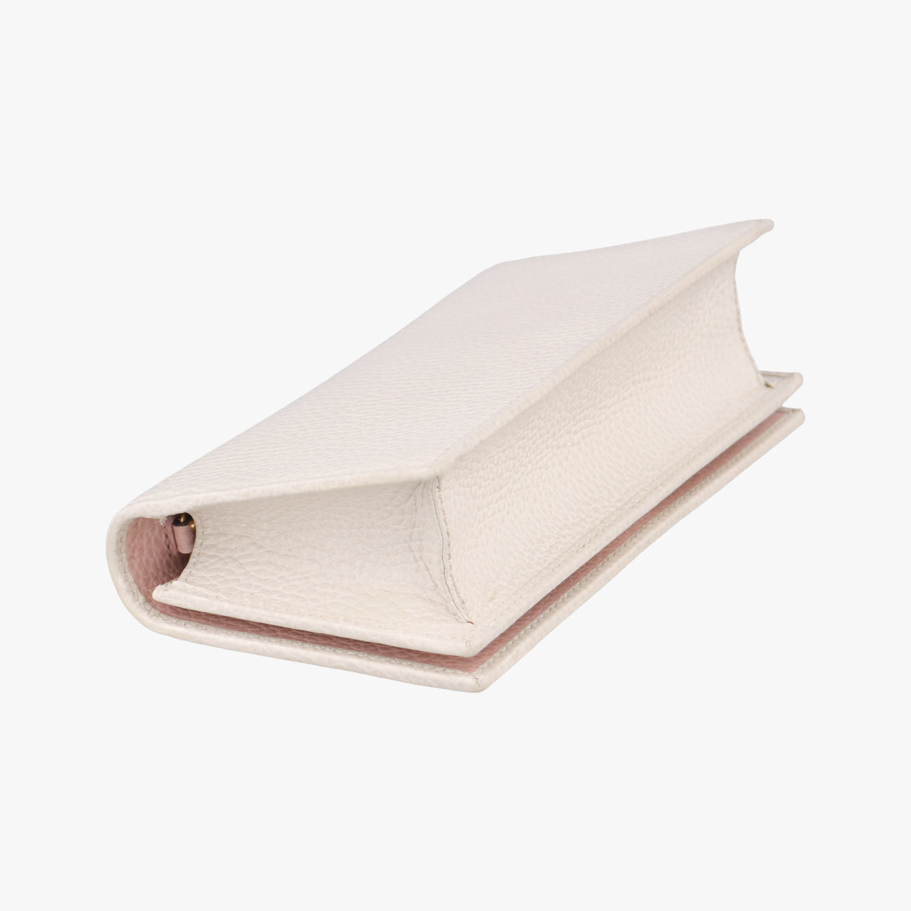 Pre-owned Gucci GG Marmont Bow White Leather 524293 shoulderbag | stylenewstar