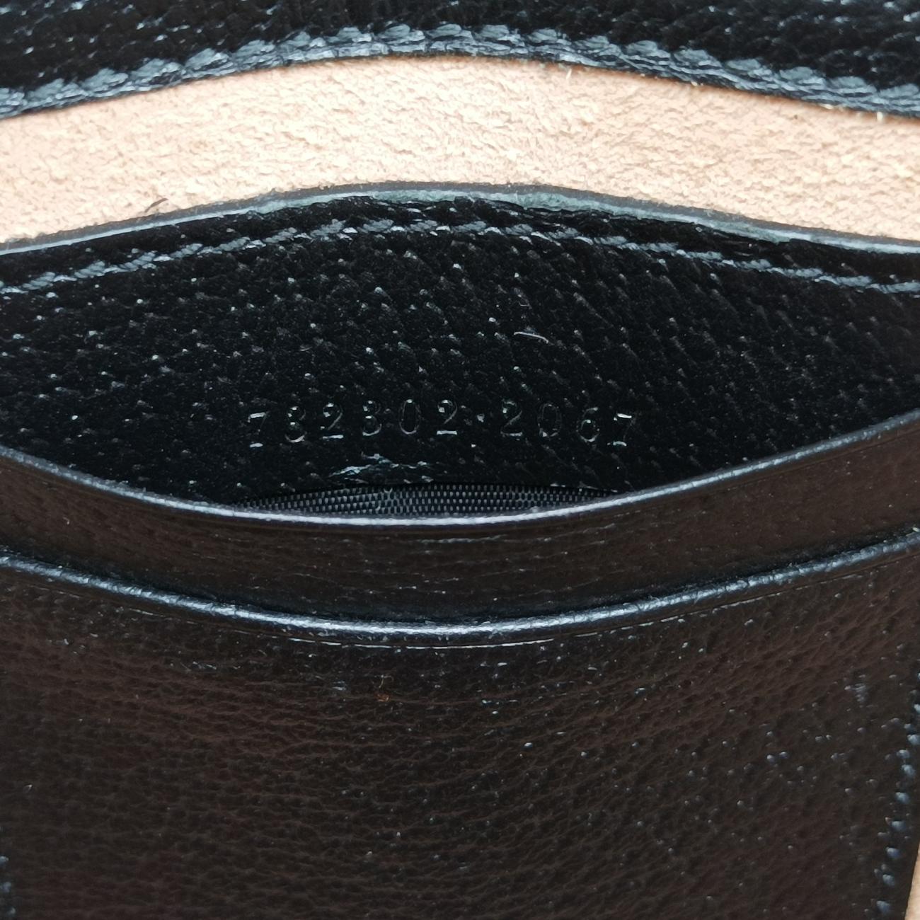 Pre-owned Gucci Horsebit 1955 Black Leather 732302 shoulderbag | stylenewstar