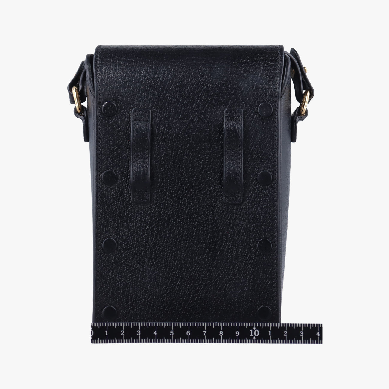 Pre-owned Gucci Horsebit 1955 Black Leather 732302 shoulderbag | stylenewstar