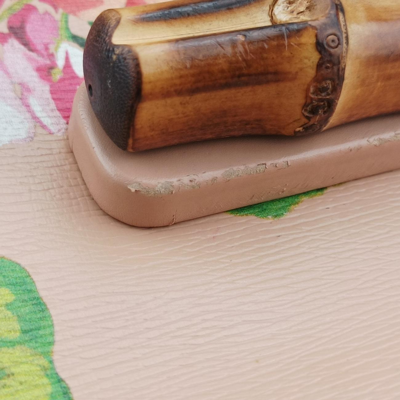 Pre-owned Gucci Bamboo Daily Beige×Multicolour Leather 392013 shoulderbag | stylenewstar