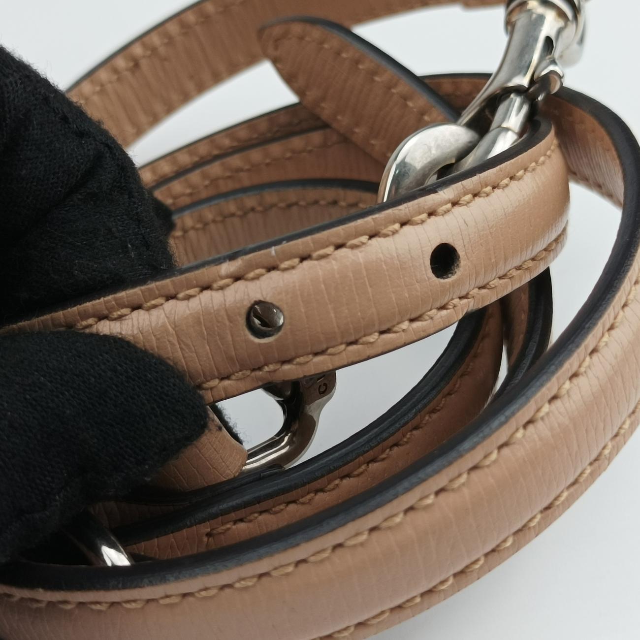 Pre-owned Gucci Bamboo Daily Beige×Multicolour Leather 392013 shoulderbag | stylenewstar