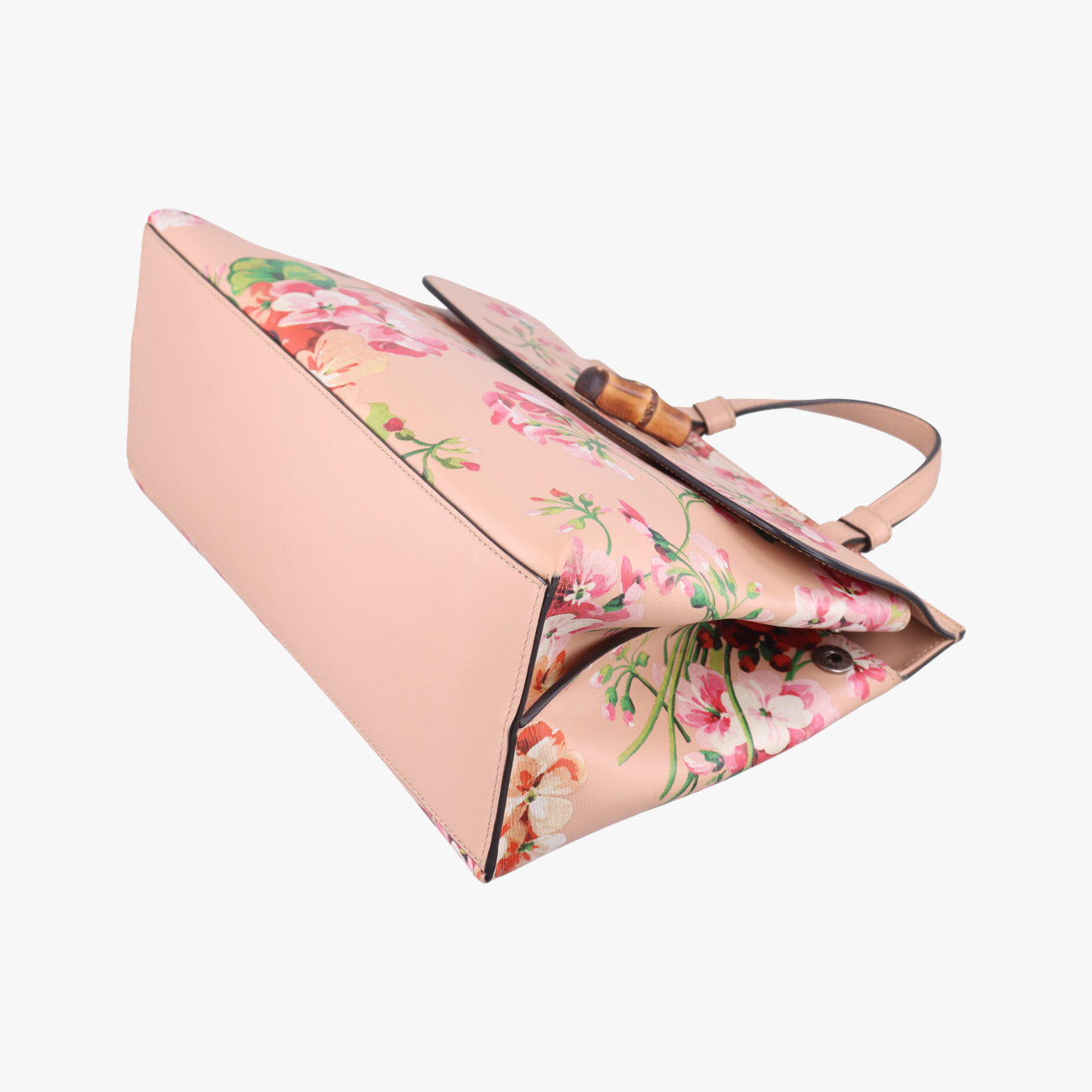 Pre-owned Gucci Bamboo Daily Beige×Multicolour Leather 392013 shoulderbag | stylenewstar