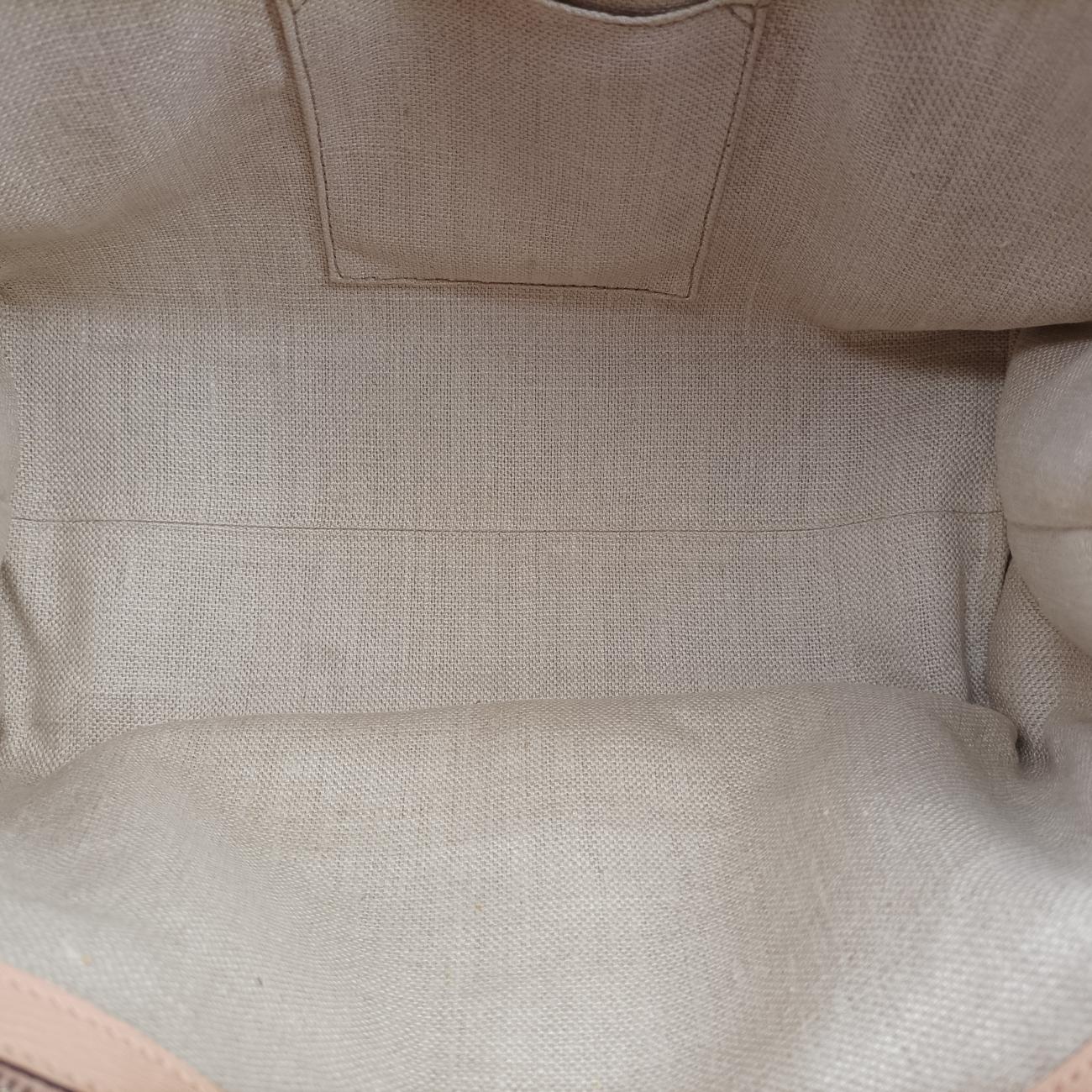 Pre-owned Gucci Bamboo Daily Beige×Multicolour Leather 392013 shoulderbag | stylenewstar