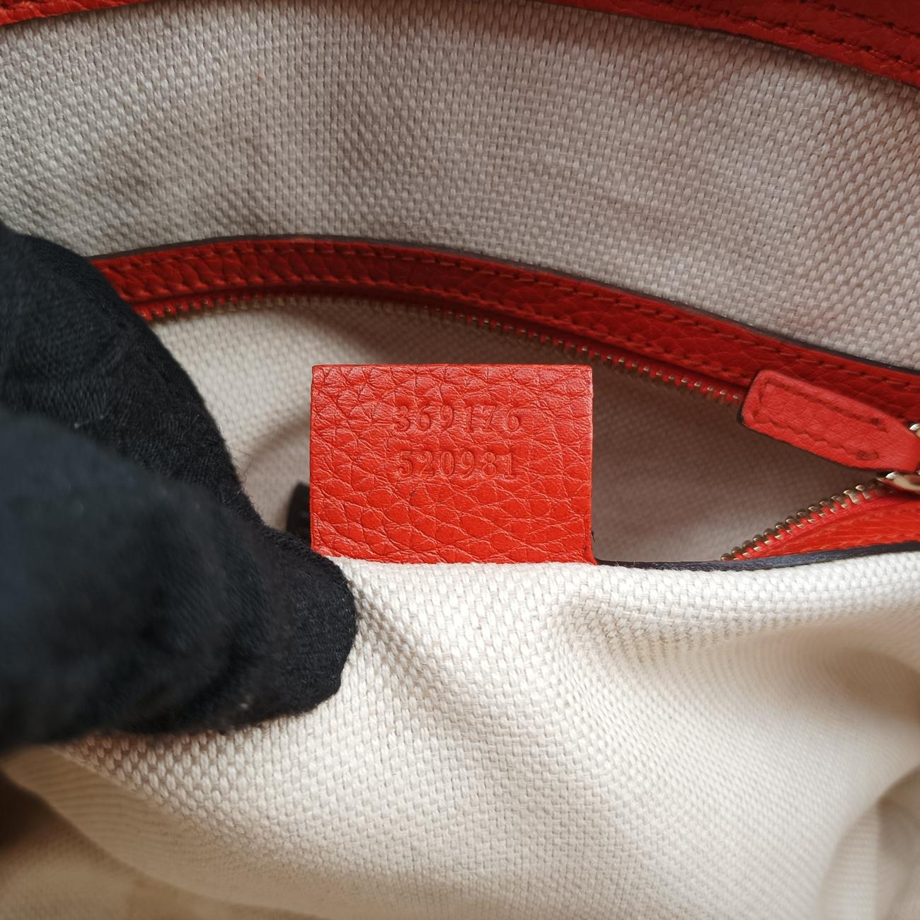 Pre-owned Gucci Soho Orange Leather 369176 shoulderbag | stylenewstar