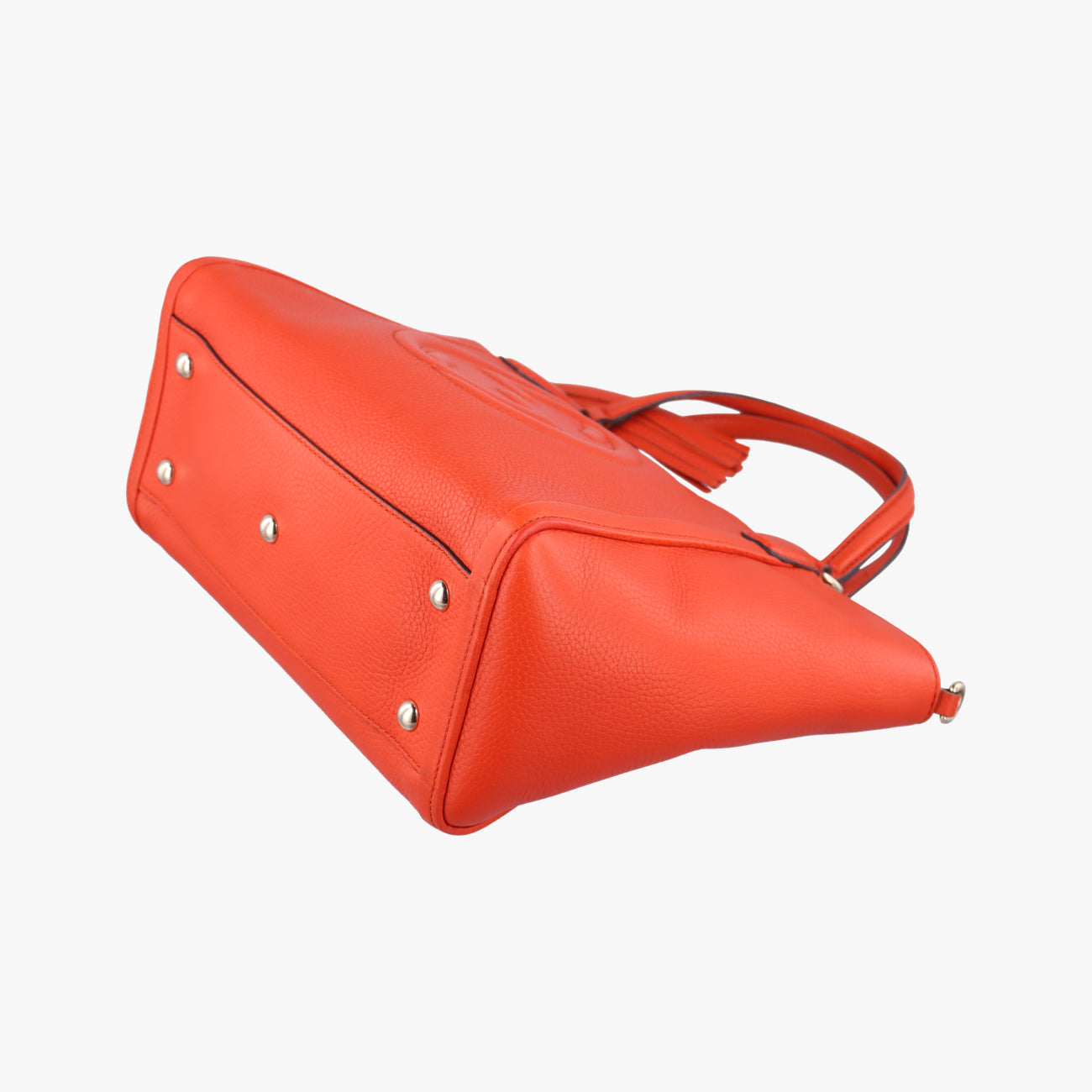 Pre-owned Gucci Soho Orange Leather 369176 shoulderbag | stylenewstar