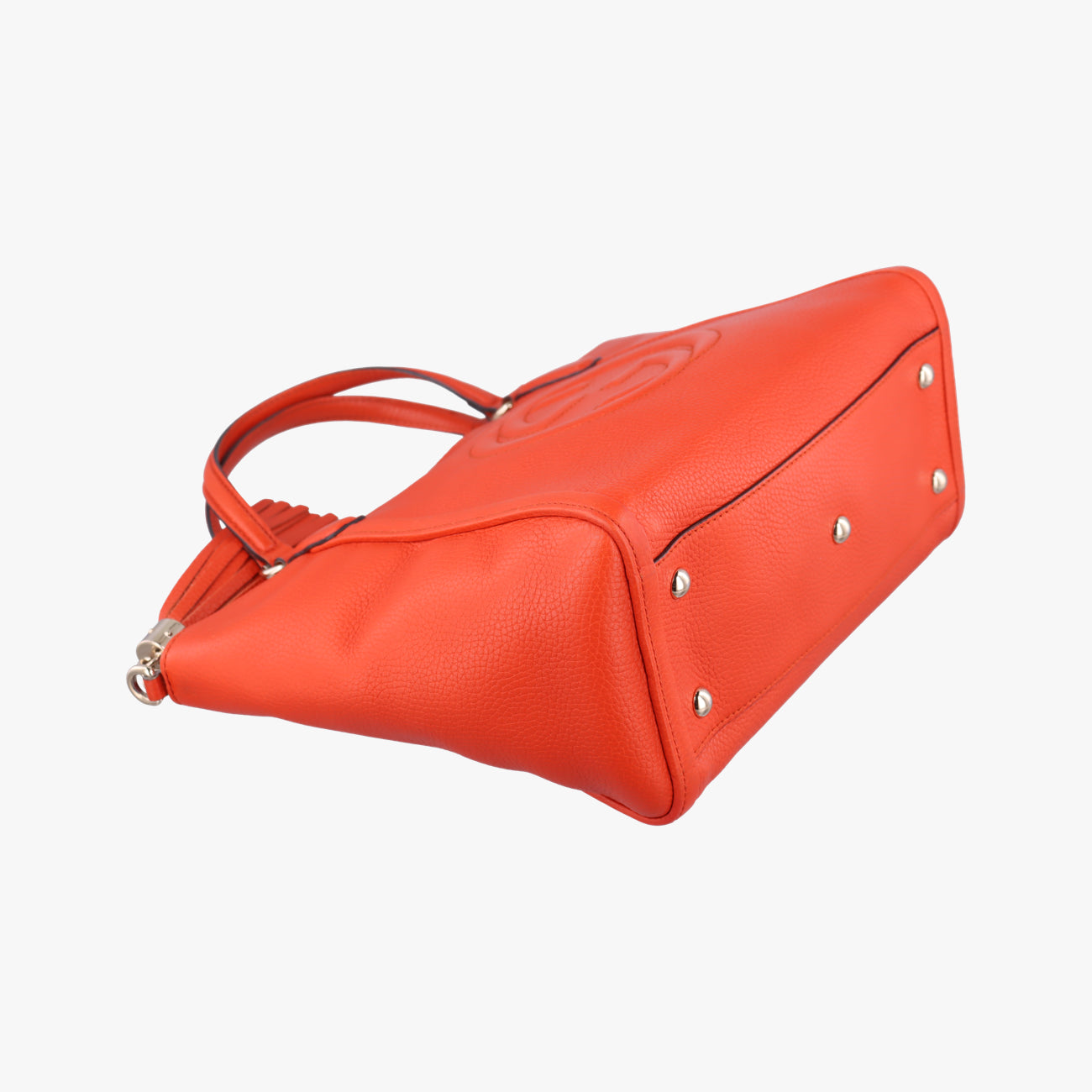 Pre-owned Gucci Soho Orange Leather 369176 shoulderbag | stylenewstar