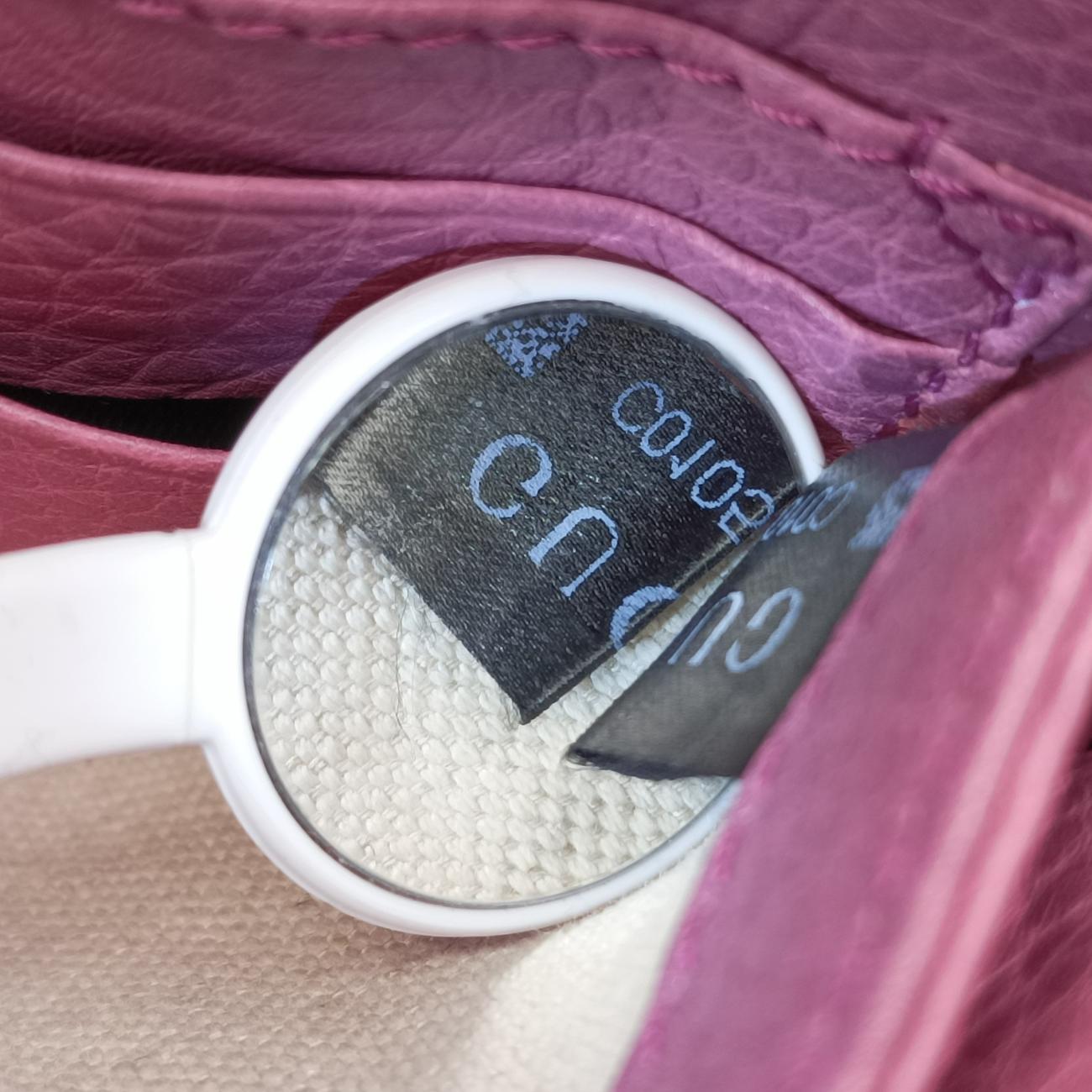 Pre-owned Gucci Broadway Purple Leather 283061 shoulderbag | stylenewstar