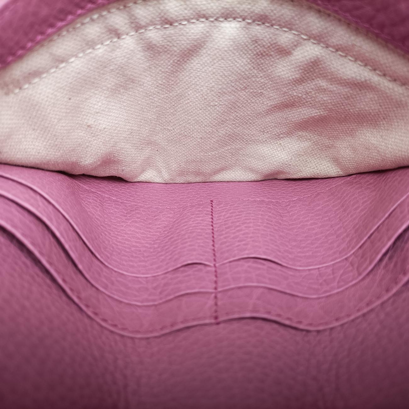 Pre-owned Gucci Broadway Purple Leather 283061 shoulderbag | stylenewstar