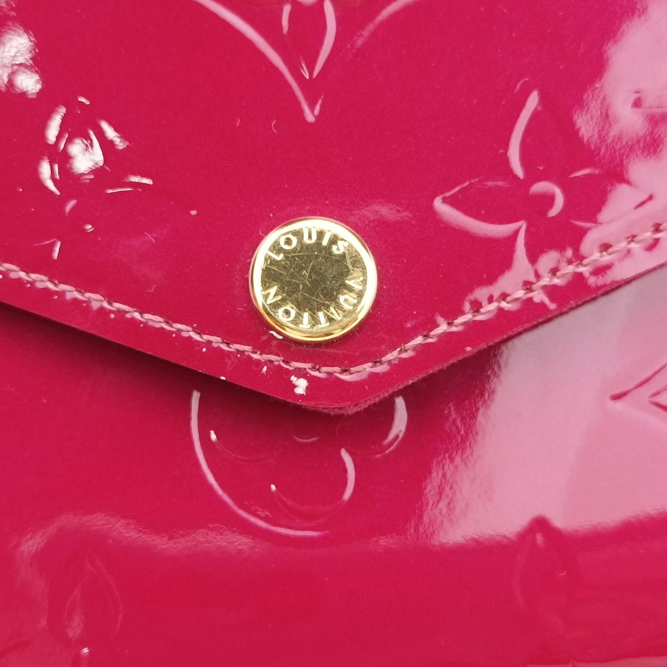 Pre-owned Louis Vuitton Pochette FéLICIE CERISE Vernis M61293 shoulderbag | stylenewstar