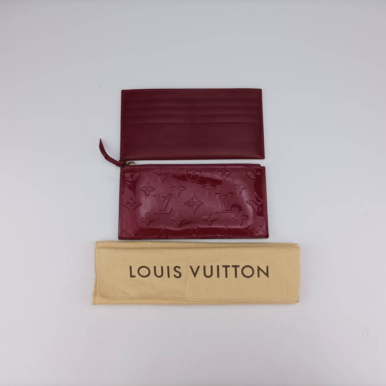Pre-owned Louis Vuitton Pochette FéLICIE CERISE Vernis M61293 shoulderbag | stylenewstar