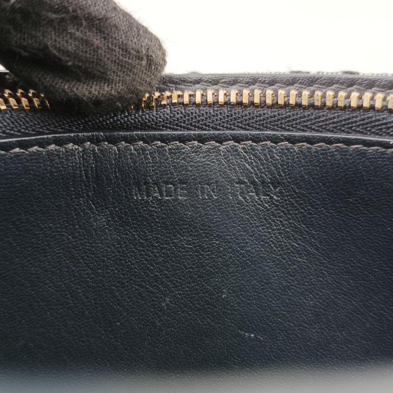 Pre-owned Christian Dior Saddle Navy×Gray jacquard  bum bag/waist bag | stylenewstar