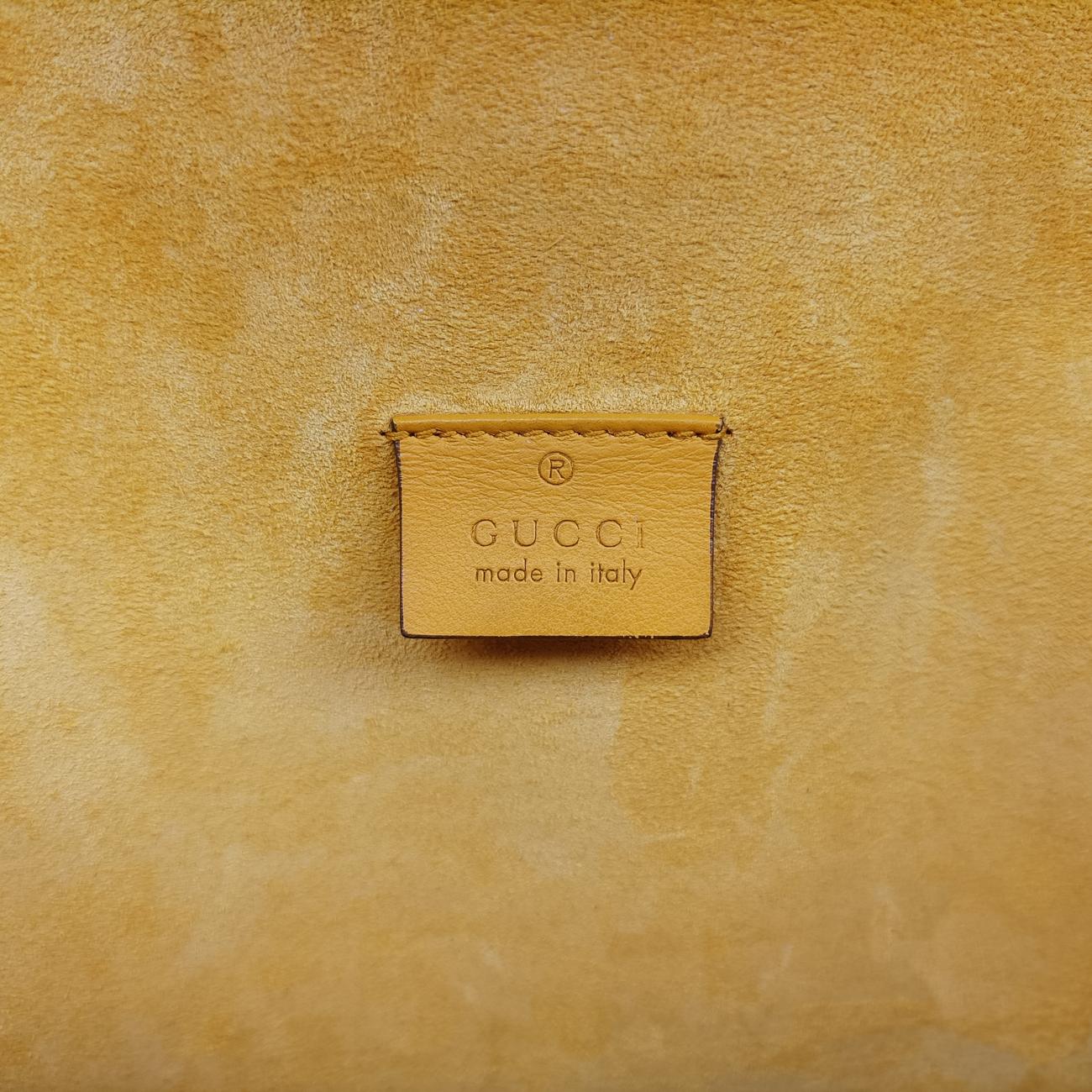 Secondhand Gucci Dionysus beige×Yellow PVC coated canvas 400249 shoulderbag | stylenewstar