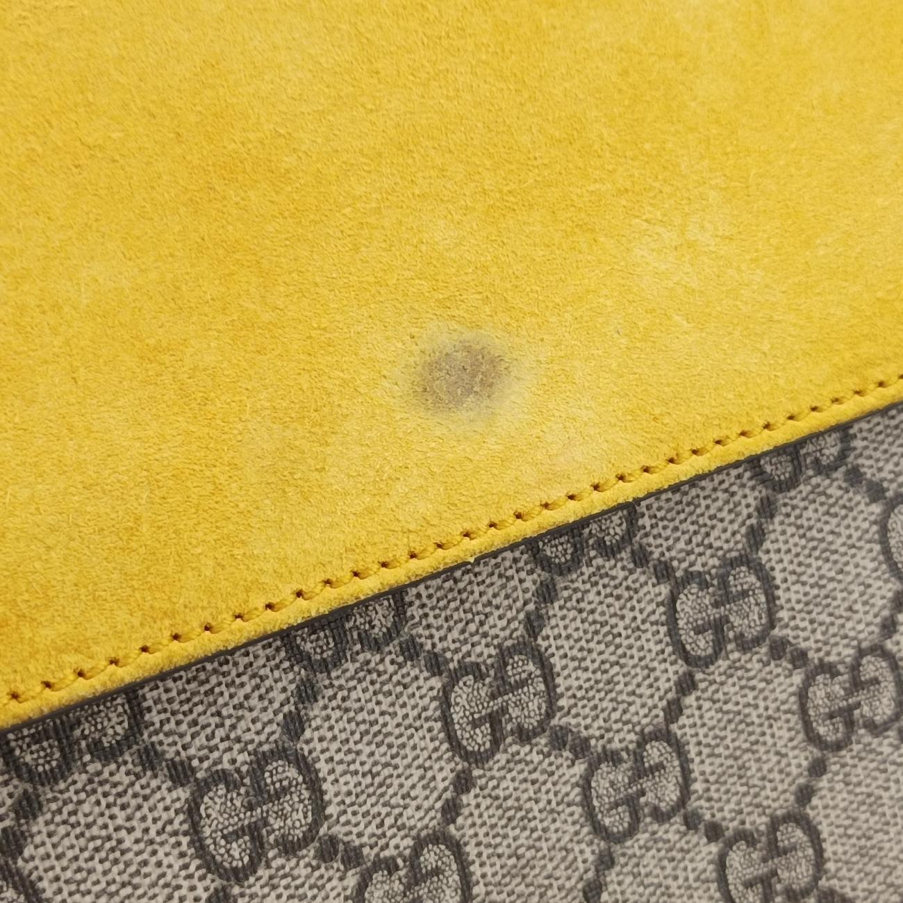 Secondhand Gucci Dionysus beige×Yellow PVC coated canvas 400249 shoulderbag | stylenewstar