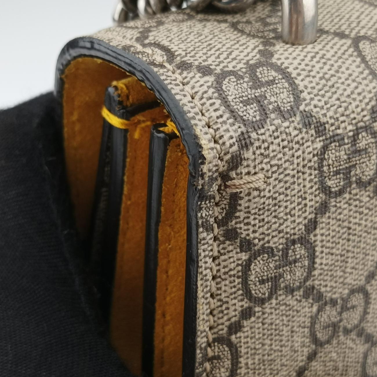 Secondhand Gucci Dionysus beige×Yellow PVC coated canvas 400249 shoulderbag | stylenewstar