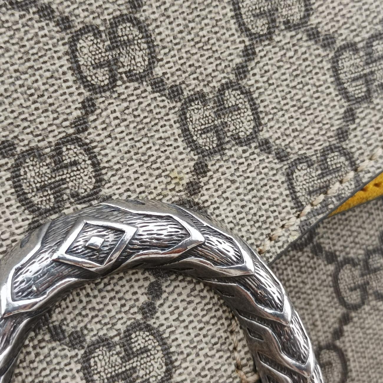 Secondhand Gucci Dionysus beige×Yellow PVC coated canvas 400249 shoulderbag | stylenewstar