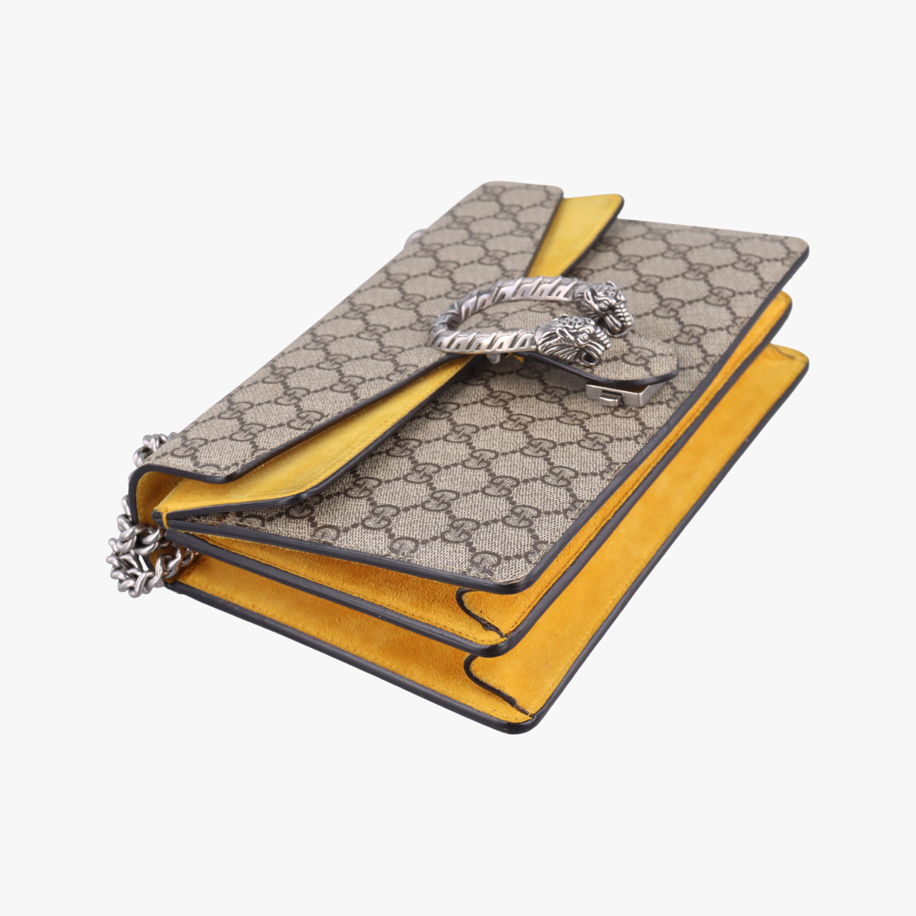 Secondhand Gucci Dionysus beige×Yellow PVC coated canvas 400249 shoulderbag | stylenewstar