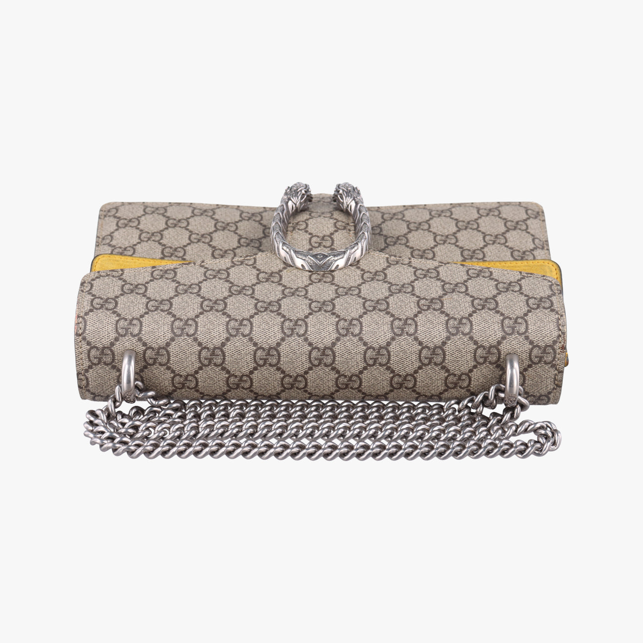 Secondhand Gucci Dionysus beige×Yellow PVC coated canvas 400249 shoulderbag | stylenewstar