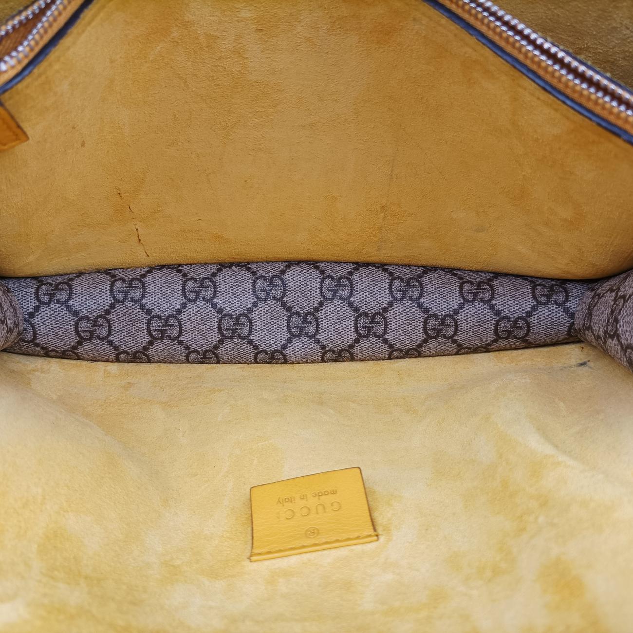 Secondhand Gucci Dionysus beige×Yellow PVC coated canvas 400249 shoulderbag | stylenewstar