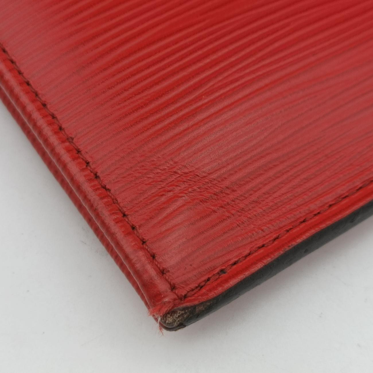 Pre-owned Louis Vuitton Pochette Jour GM Supreme Collaboration ROUGE×white epi M67722 clutchbag | stylenewstar