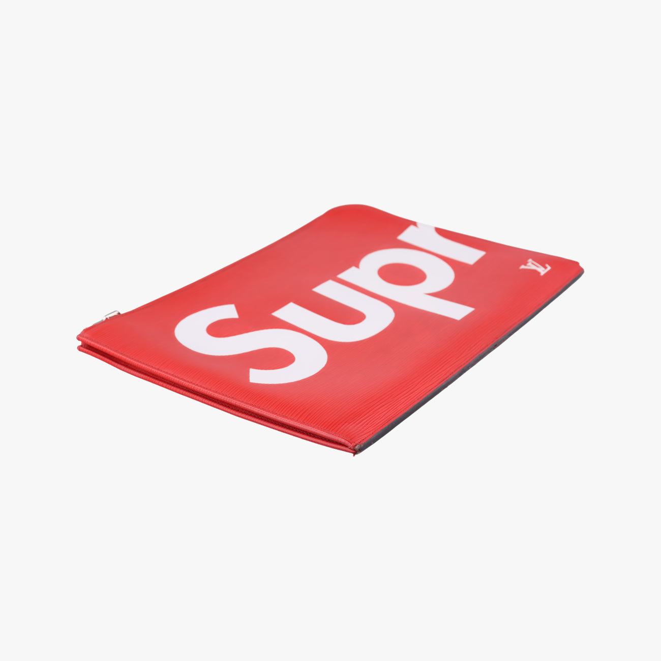 Pre-owned Louis Vuitton Pochette Jour GM Supreme Collaboration ROUGE×white epi M67722 clutchbag | stylenewstar