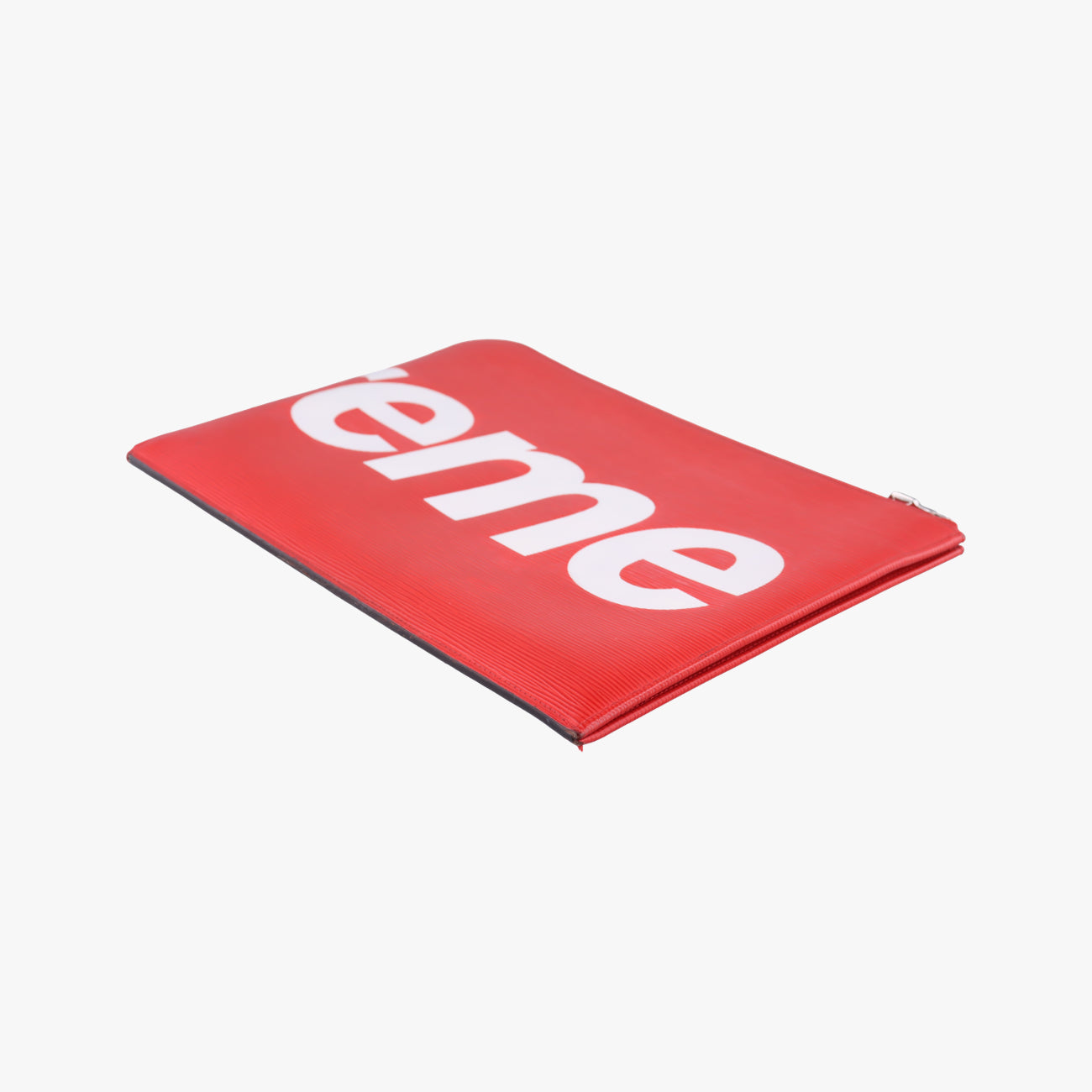 Pre-owned Louis Vuitton Pochette Jour GM Supreme Collaboration ROUGE×white epi M67722 clutchbag | stylenewstar