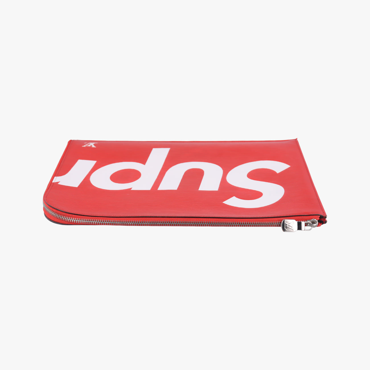 Pre-owned Louis Vuitton Pochette Jour GM Supreme Collaboration ROUGE×white epi M67722 clutchbag | stylenewstar