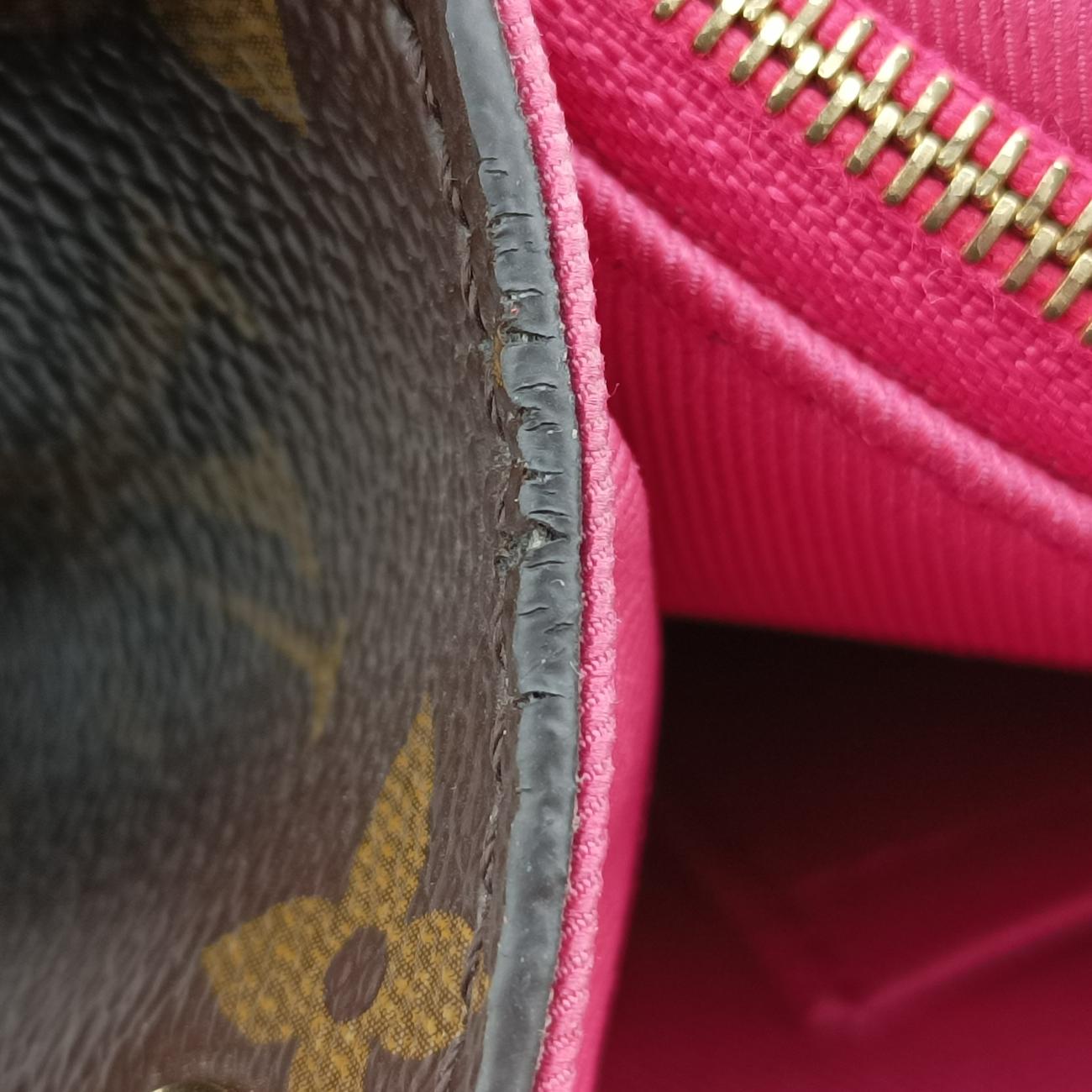 Pre-owned Louis Vuitton Cluny BB Brown Monogram canvas x calf leather M42738 handbag | stylenewstar