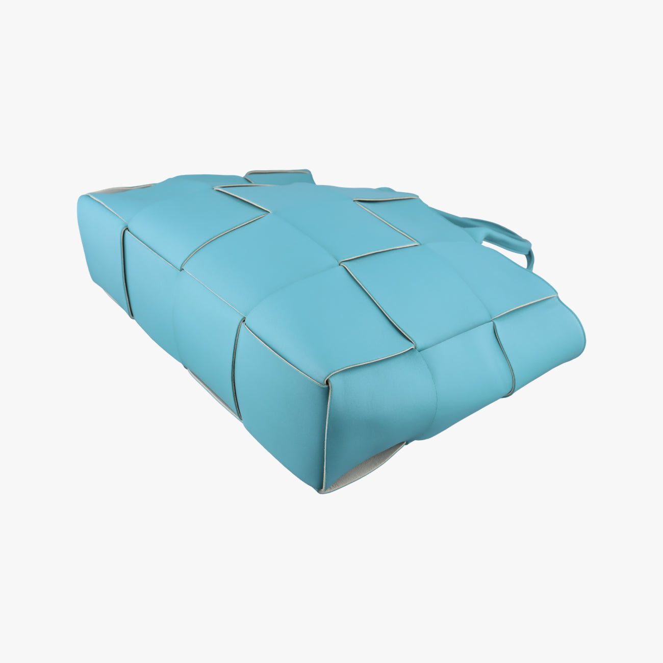 Secondhand Bottega Veneta THE ARCO Tote Blue lambskin  handbag | stylenewstar