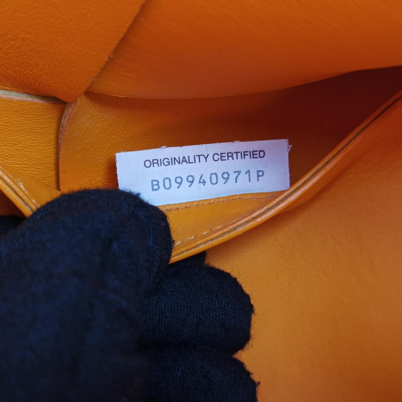 Pre-owned Bottega Veneta THE ARCO Tote Yellow lambskin  handbag | stylenewstar