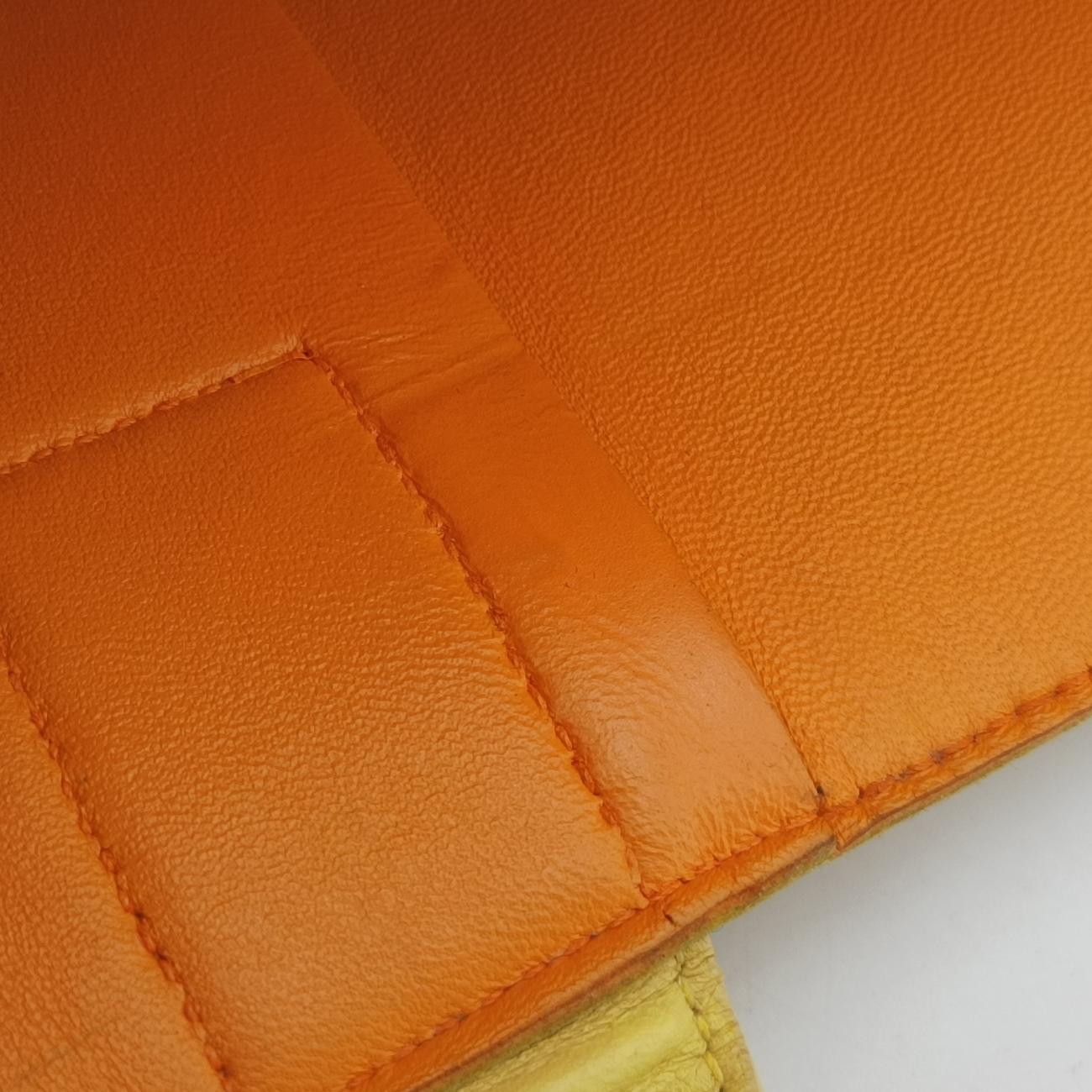 Pre-owned Bottega Veneta THE ARCO Tote Yellow lambskin  handbag | stylenewstar