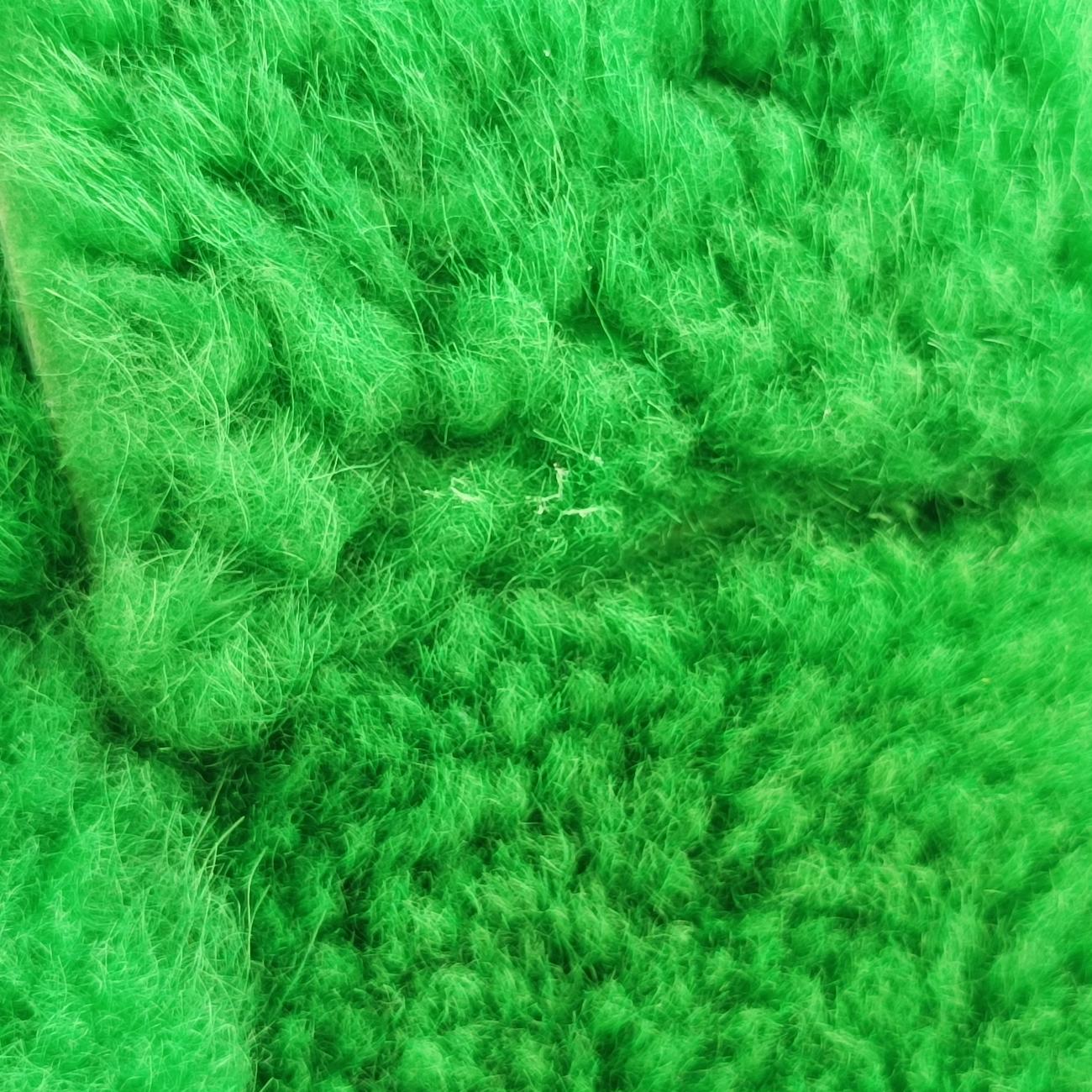 Pre-owned Bottega Veneta Sac Cabas Arco Green Lambswool  handbag | stylenewstar