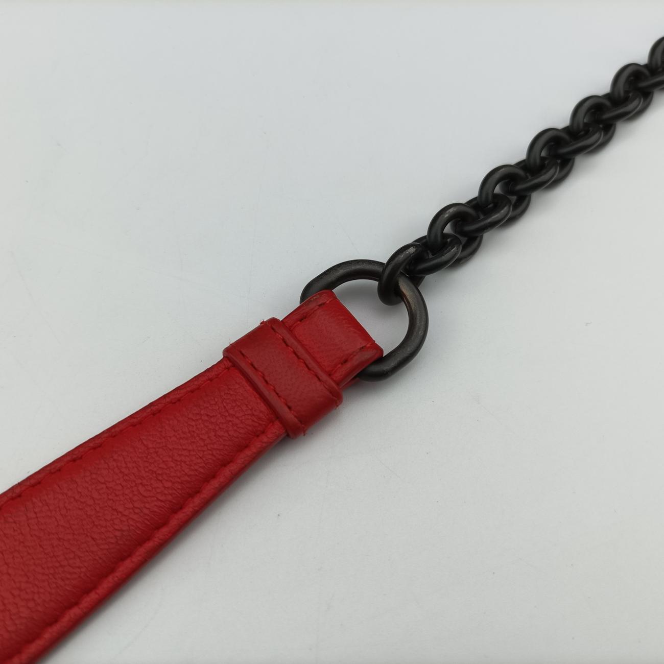 Secondhand Bottega Veneta Intrecciato Olimpia Red lambskin  shoulderbag | stylenewstar