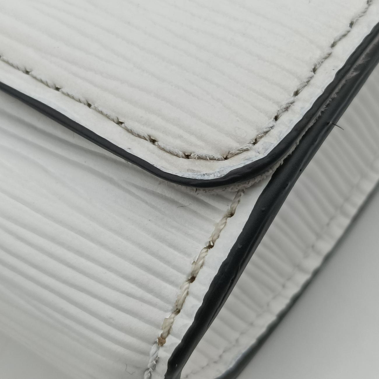 Pre-owned Louis Vuitton Louise PM Noir×white Epi M41274 shoulderbag | stylenewstar