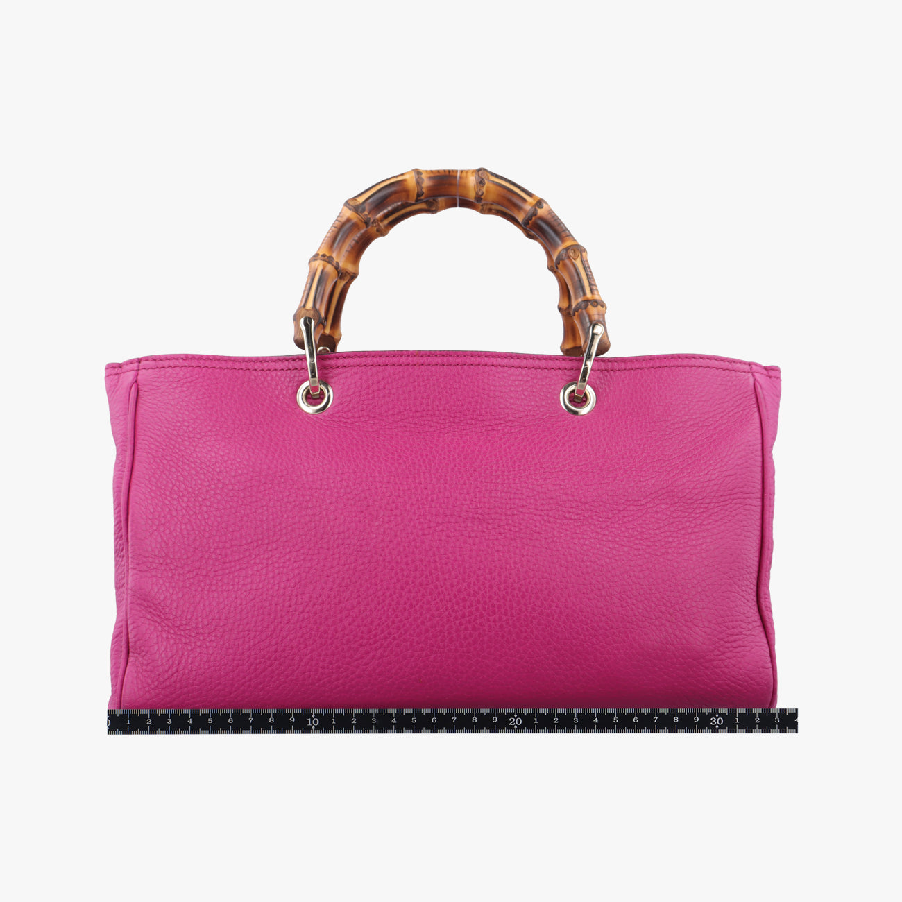 Pre-owned Gucci Bamboo Shopper Rose Leather 323660 shoulderbag | stylenewstar