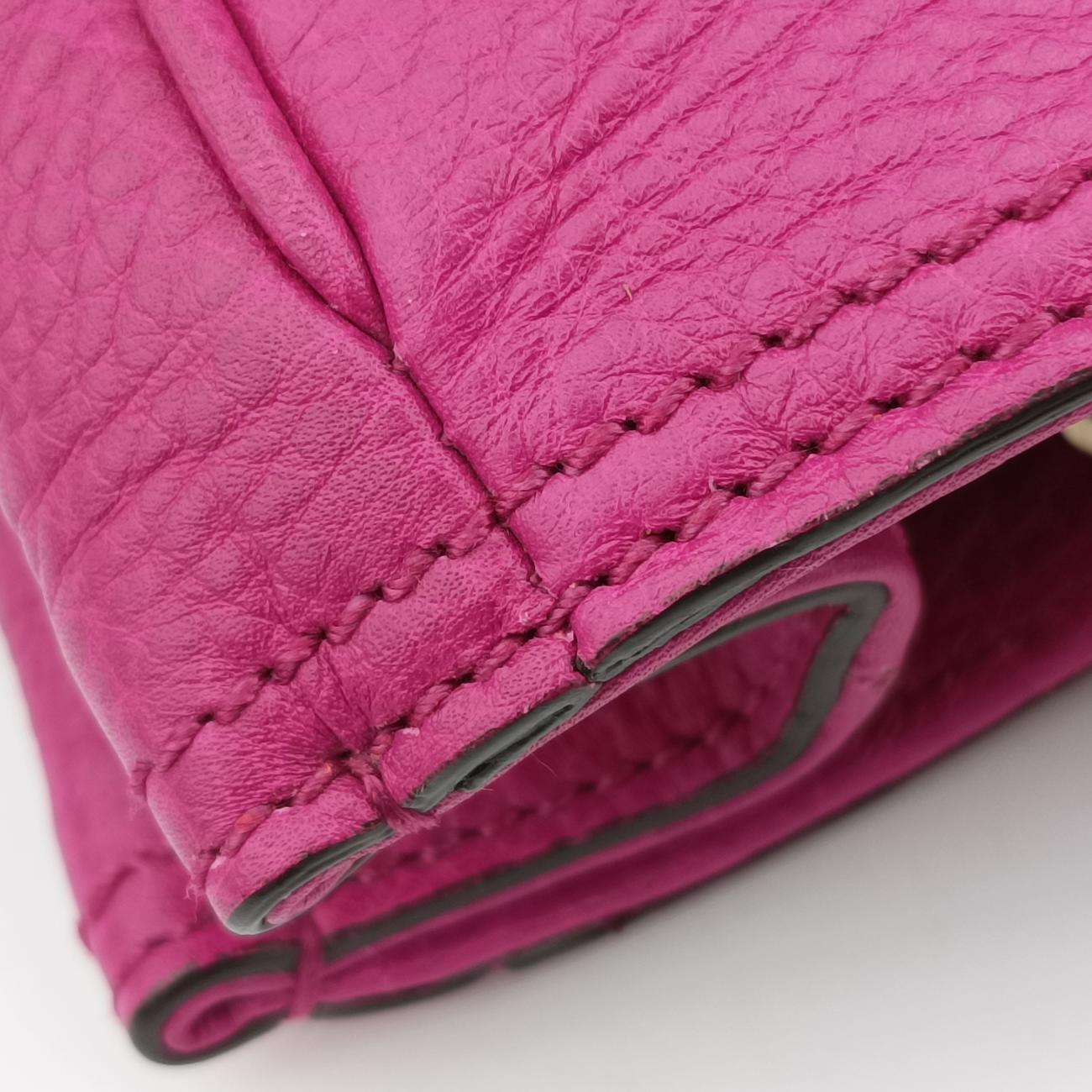 Pre-owned Gucci Bamboo Shopper Rose Leather 323660 shoulderbag | stylenewstar