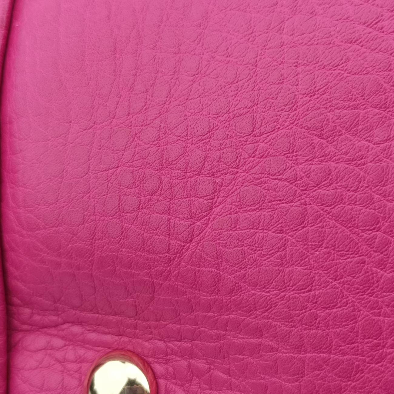 Pre-owned Gucci Bamboo Shopper Rose Leather 323660 shoulderbag | stylenewstar