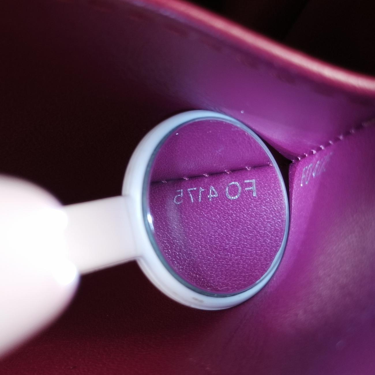 Pre-owned Louis Vuitton GO-14 PM purple Leather  shoulderbag | stylenewstar