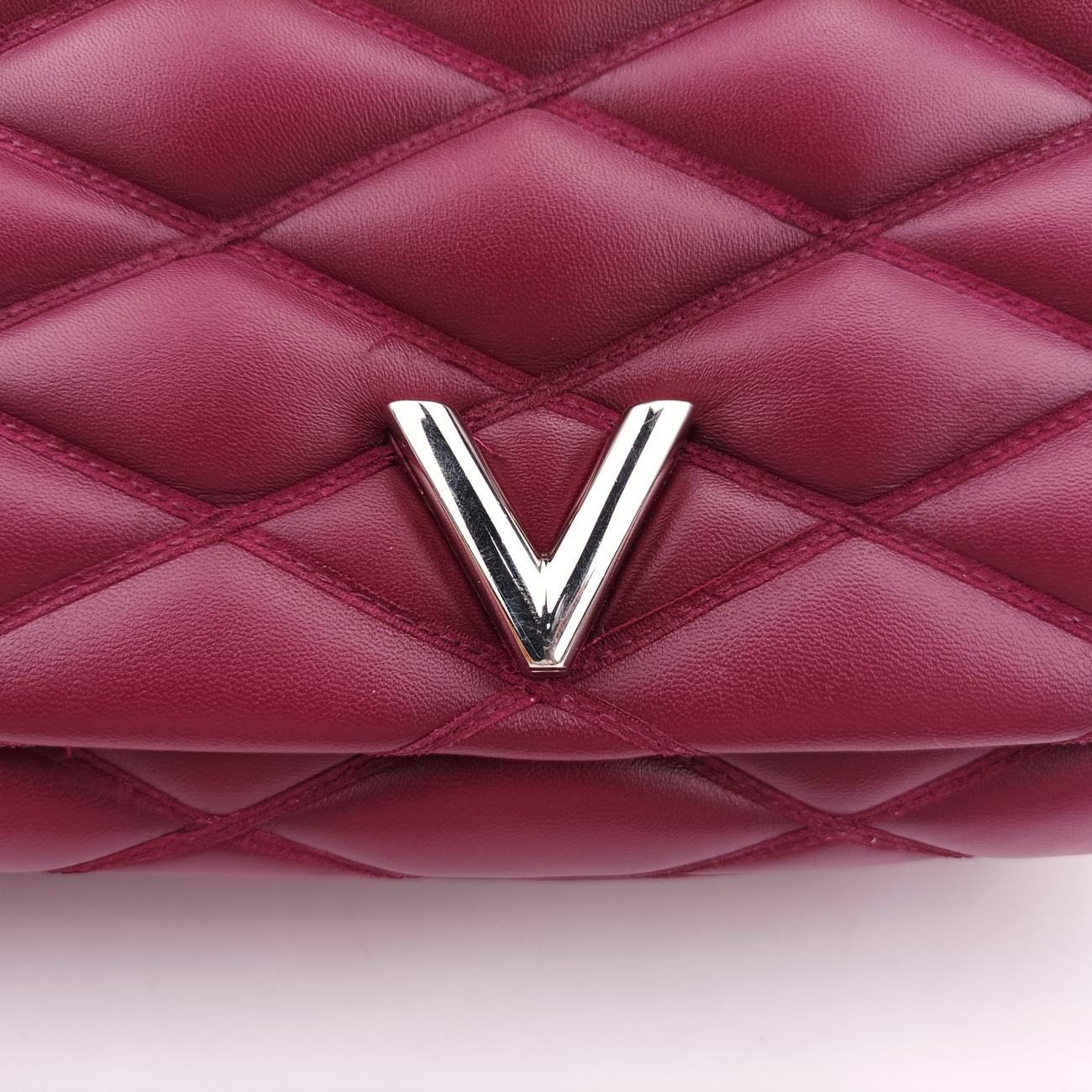 Pre-owned Louis Vuitton GO-14 PM purple Leather  shoulderbag | stylenewstar