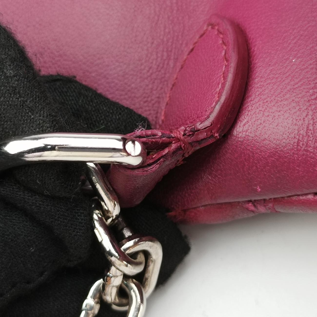 Pre-owned Louis Vuitton GO-14 PM purple Leather  shoulderbag | stylenewstar