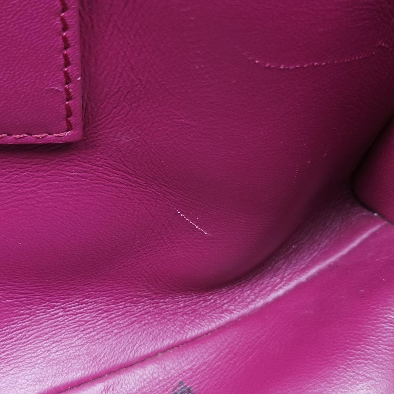 Pre-owned Louis Vuitton GO-14 PM purple Leather  shoulderbag | stylenewstar