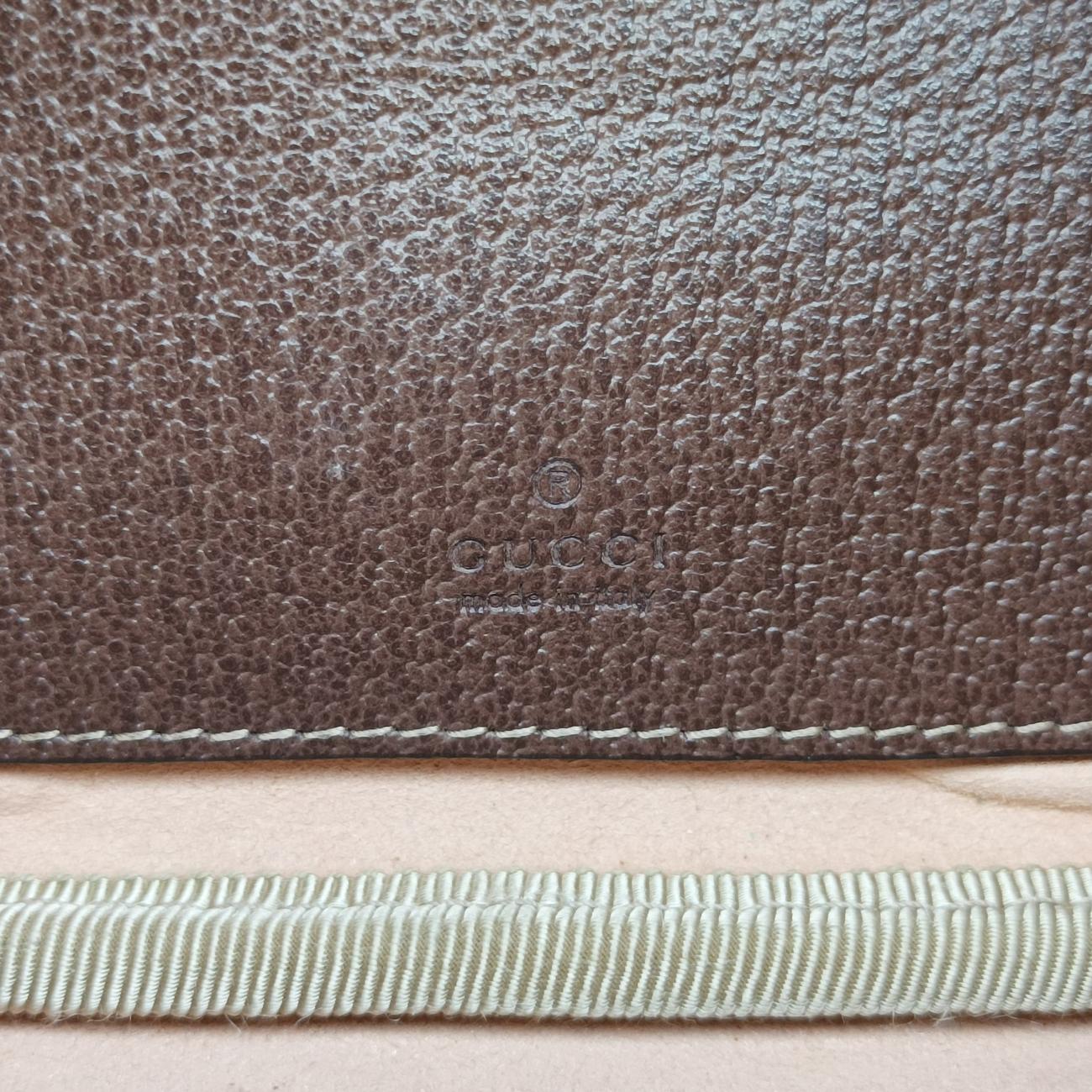 Pre-owned Gucci Ophidia Brown×Multicolour PVC coated canvas 519308 bum bag/waist bag | stylenewstar