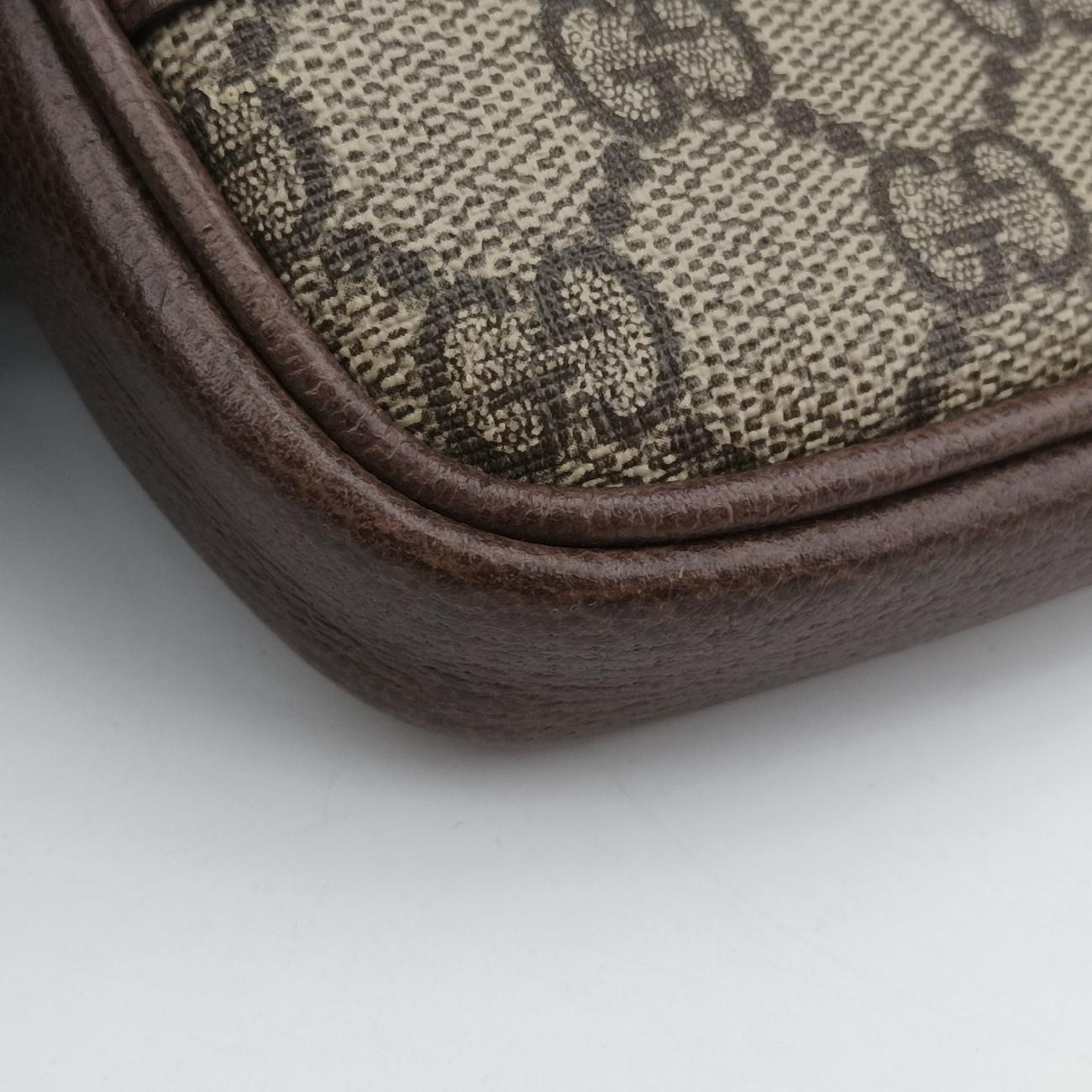 Pre-owned Gucci Ophidia Brown×Multicolour PVC coated canvas 519308 bum bag/waist bag | stylenewstar