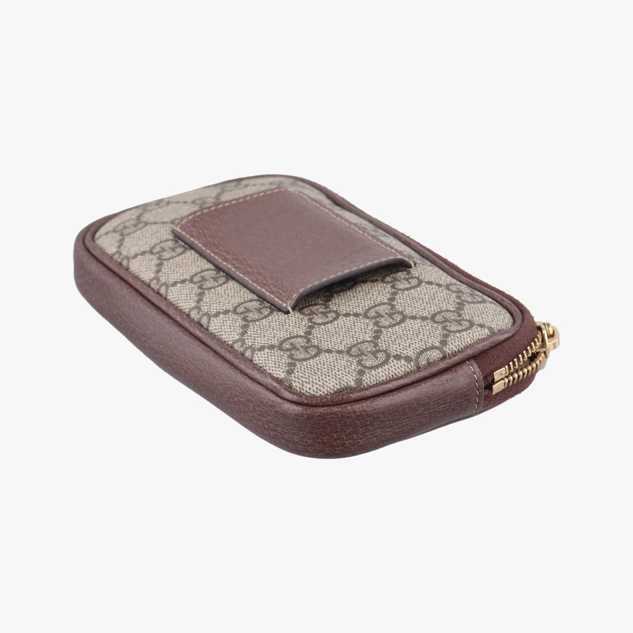 Pre-owned Gucci Ophidia Brown×Multicolour PVC coated canvas 519308 bum bag/waist bag | stylenewstar