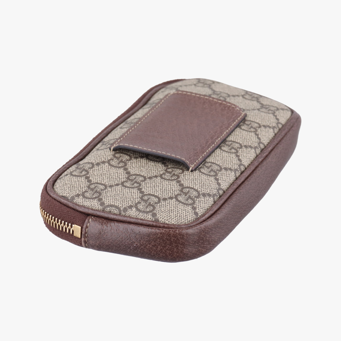 Pre-owned Gucci Ophidia Brown×Multicolour PVC coated canvas 519308 bum bag/waist bag | stylenewstar