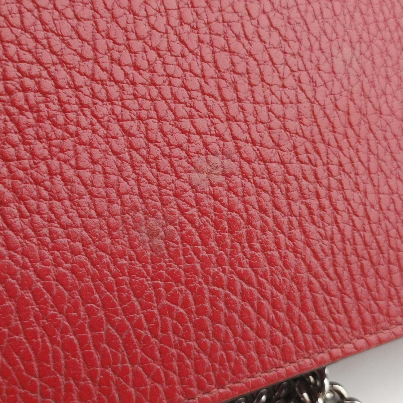 Secondhand Gucci Dionysus Red Leather 476432 shoulderbag | stylenewstar