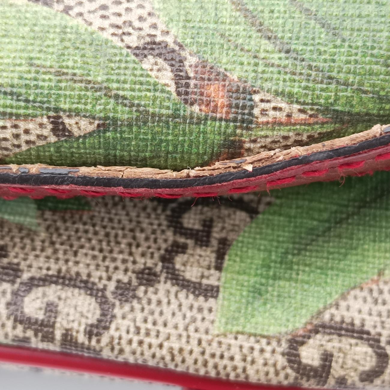 Pre-owned Gucci GG Supreme Tian beige×Multicolour PVC coated canvas 427042 backpack/rucksack | stylenewstar