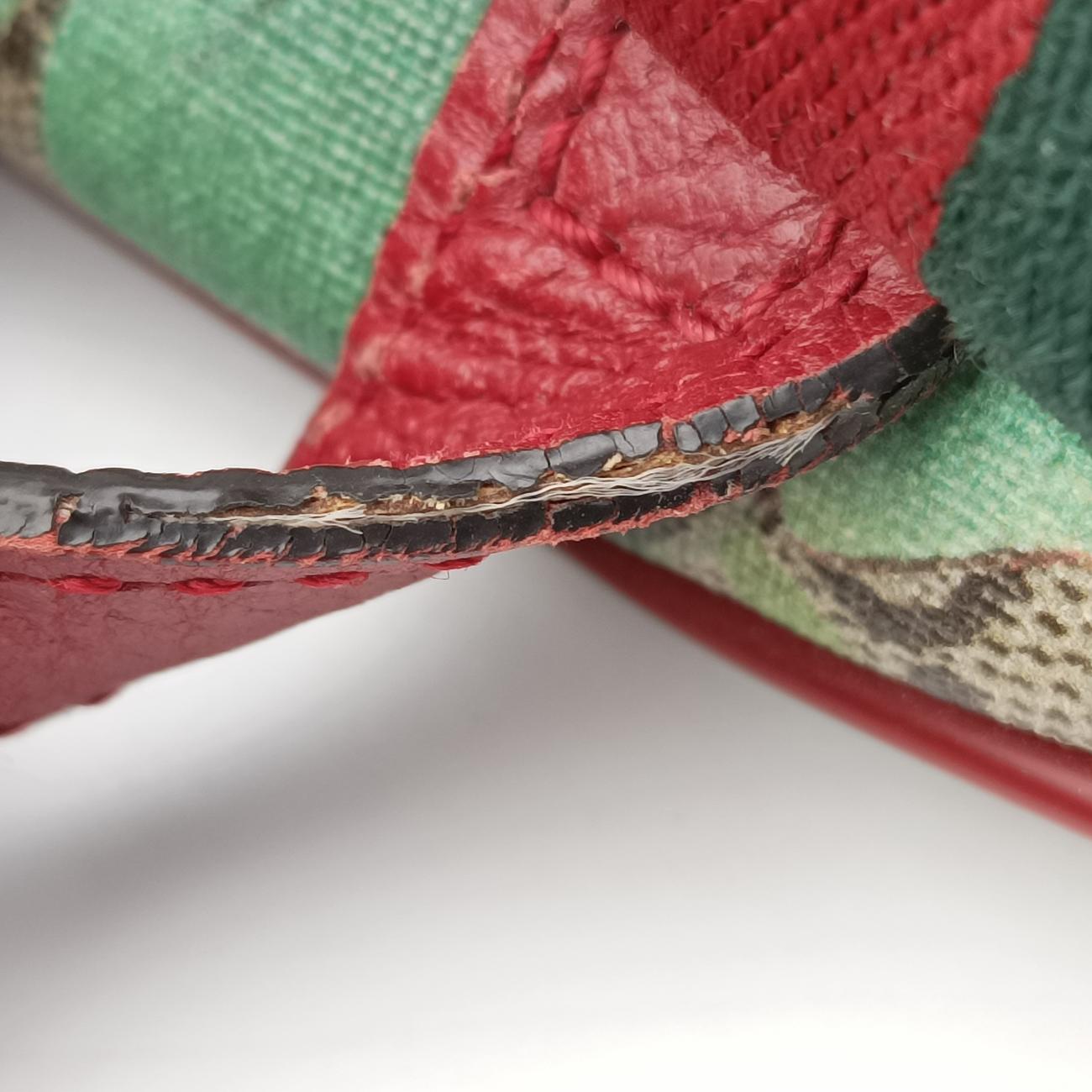 Pre-owned Gucci GG Supreme Tian beige×Multicolour PVC coated canvas 427042 backpack/rucksack | stylenewstar